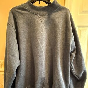 Daily Drills navy blue mock neck sweatshirt